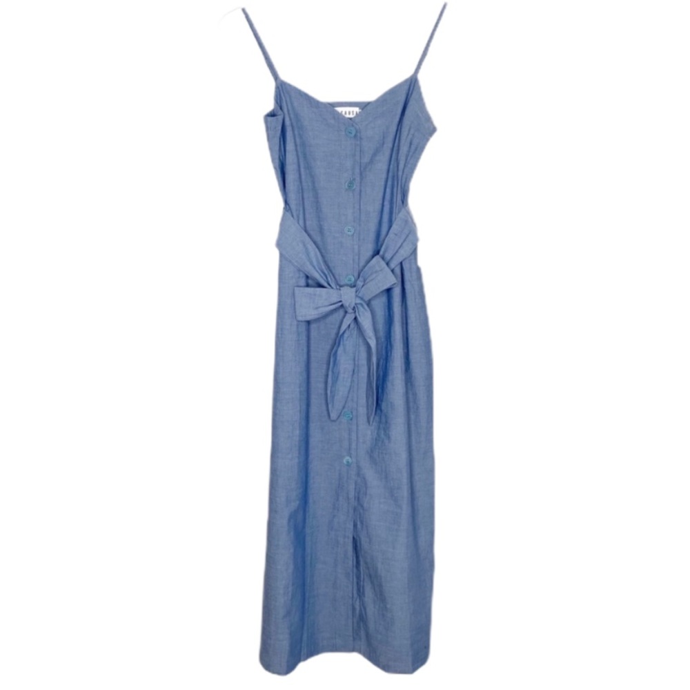 SOLD NWT Lacausa Bluebell Chambray Denim Dress - Picture 1 of 9